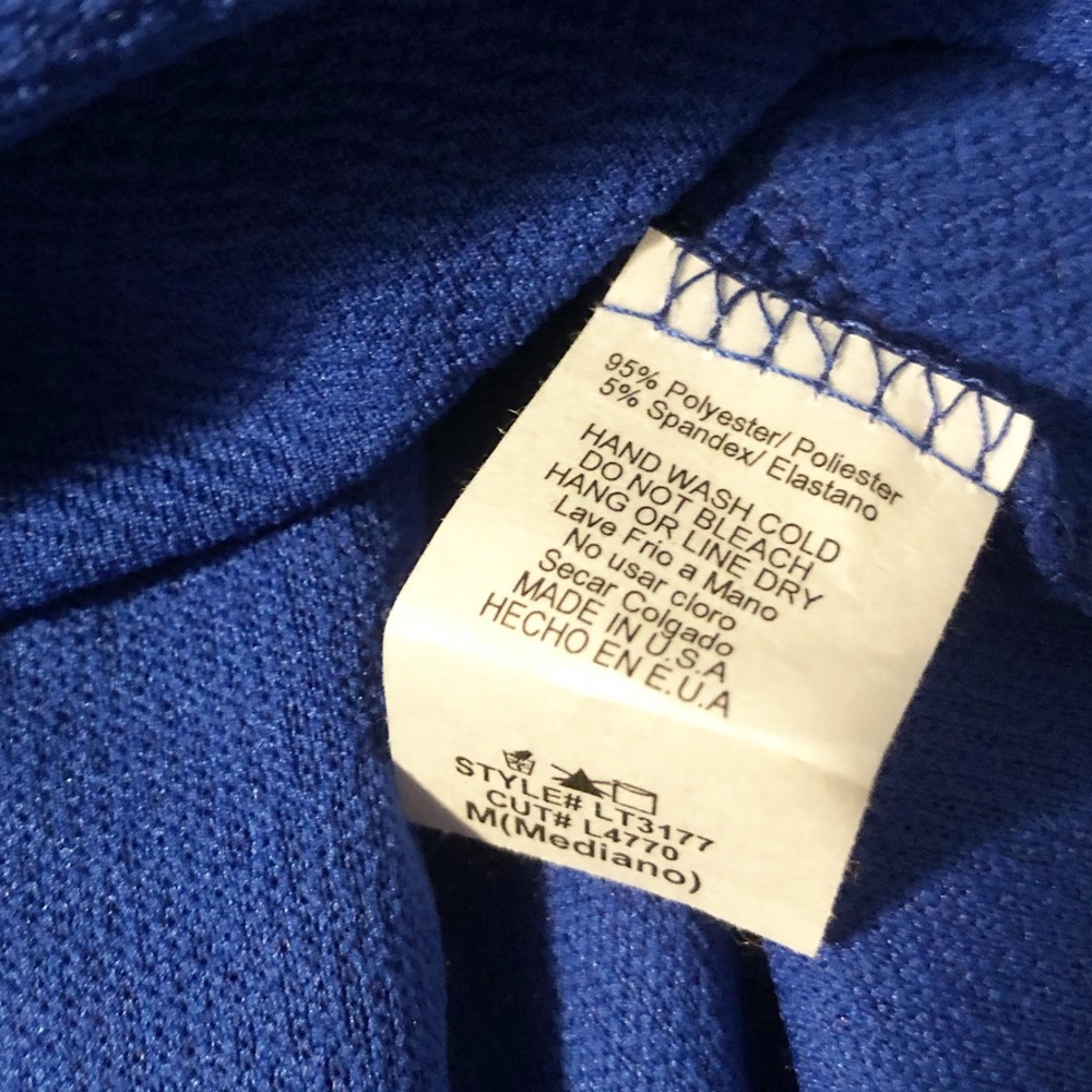 Blue Crop Top - Picture 6 of 6